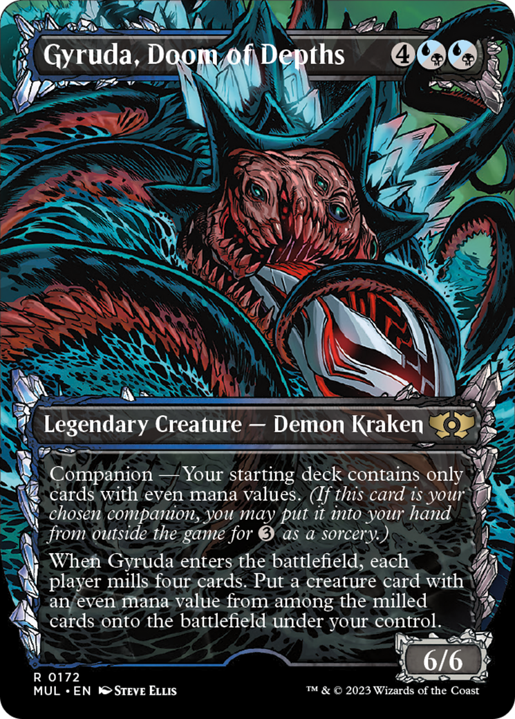 Gyruda, Doom of Depths (Halo Foil) [Multiverse Legends] | Sanctuary Gaming