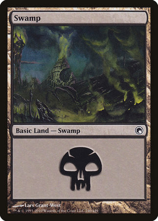 Swamp (240) [Scars of Mirrodin] | Sanctuary Gaming