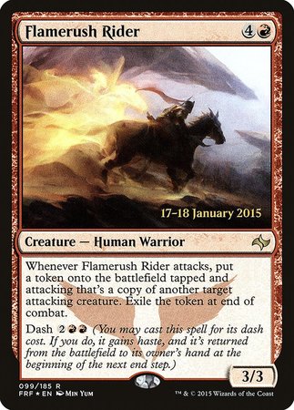 Flamerush Rider [Fate Reforged Promos] | Sanctuary Gaming