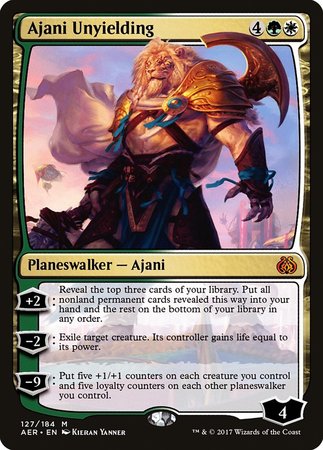 Ajani Unyielding [Aether Revolt] | Sanctuary Gaming