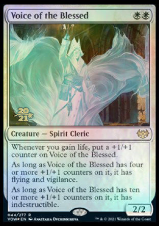 Voice of the Blessed [Innistrad: Crimson Vow Prerelease Promos] | Sanctuary Gaming