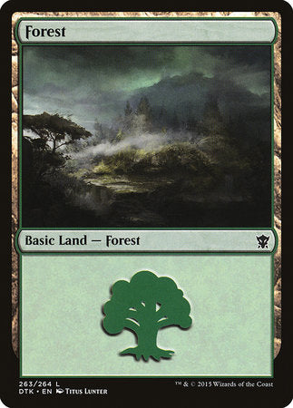 Forest (263) [Dragons of Tarkir] | Sanctuary Gaming