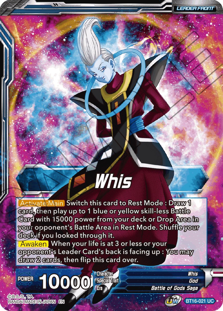 Whis // Whis, Invitation to Battle (BT16-021) [Realm of the Gods Prerelease Promos] | Sanctuary Gaming