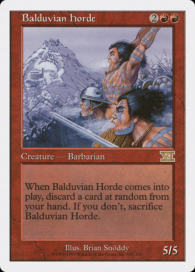 Balduvian Horde [Classic Sixth Edition] | Sanctuary Gaming