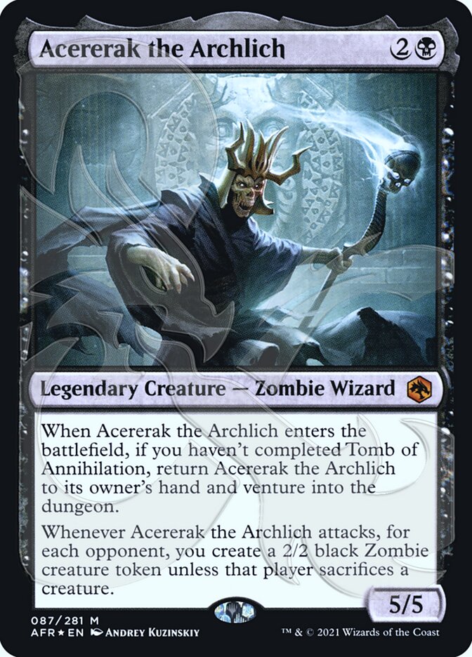 Acererak the Archlich (Ampersand Promo) [Dungeons & Dragons: Adventures in the Forgotten Realms Promos] | Sanctuary Gaming