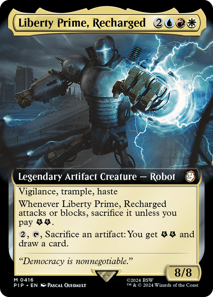 Liberty Prime, Recharged (Extended Art) [Fallout] | Sanctuary Gaming