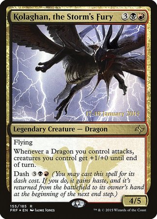 Kolaghan, the Storm's Fury [Fate Reforged Promos] | Sanctuary Gaming