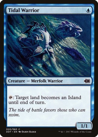 Tidal Warrior [Duel Decks: Merfolk vs. Goblins] | Sanctuary Gaming