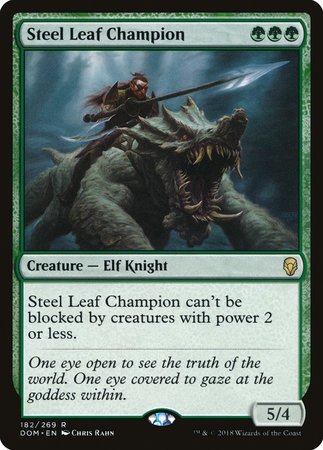 Steel Leaf Champion [Dominaria] | Sanctuary Gaming