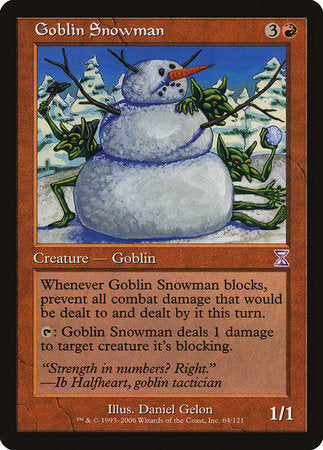 Goblin Snowman [Time Spiral Timeshifted] | Sanctuary Gaming
