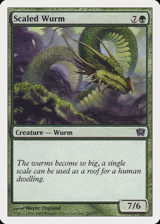 Scaled Wurm [Ninth Edition] | Sanctuary Gaming