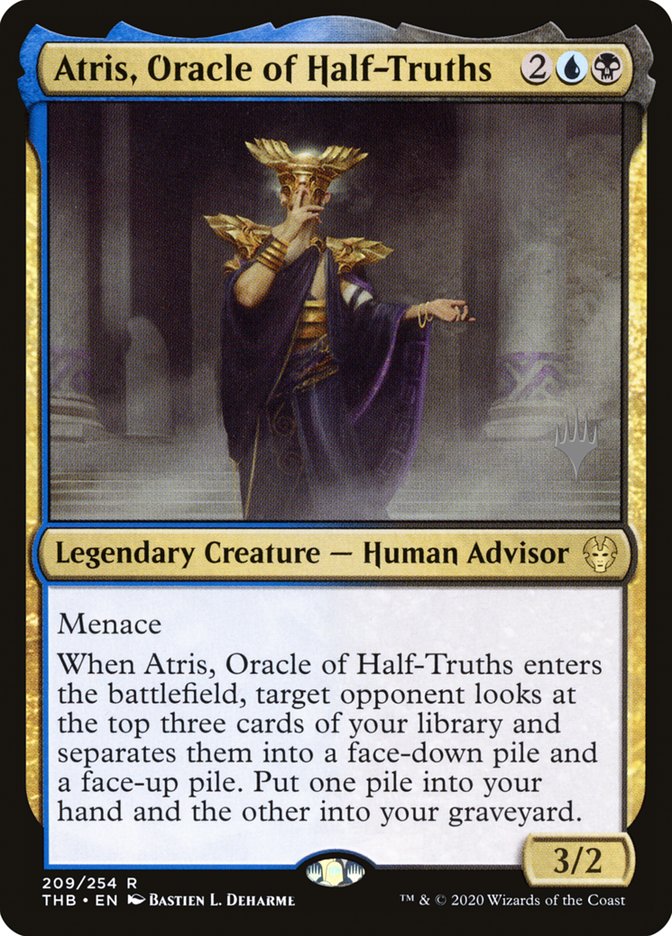 Atris, Oracle of Half-Truths (Promo Pack) [Theros Beyond Death Promos] | Sanctuary Gaming