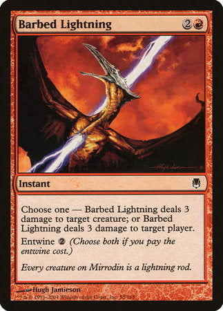 Barbed Lightning [Darksteel] | Sanctuary Gaming