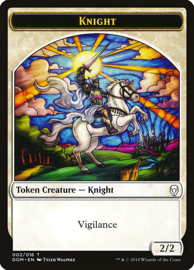 Knight (002/016) [Dominaria Tokens] | Sanctuary Gaming