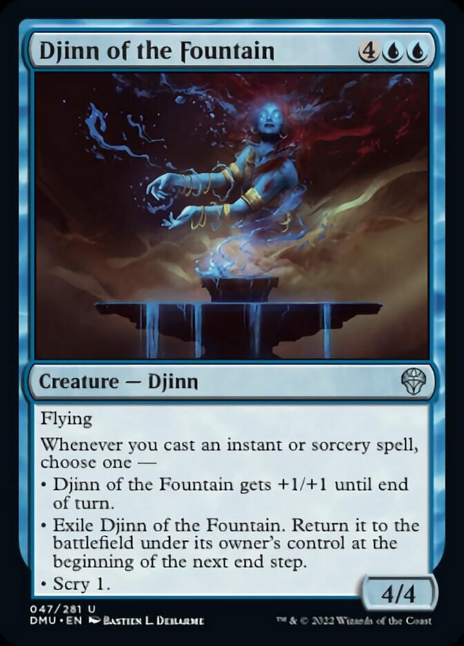 Djinn of the Fountain [Dominaria United] | Sanctuary Gaming