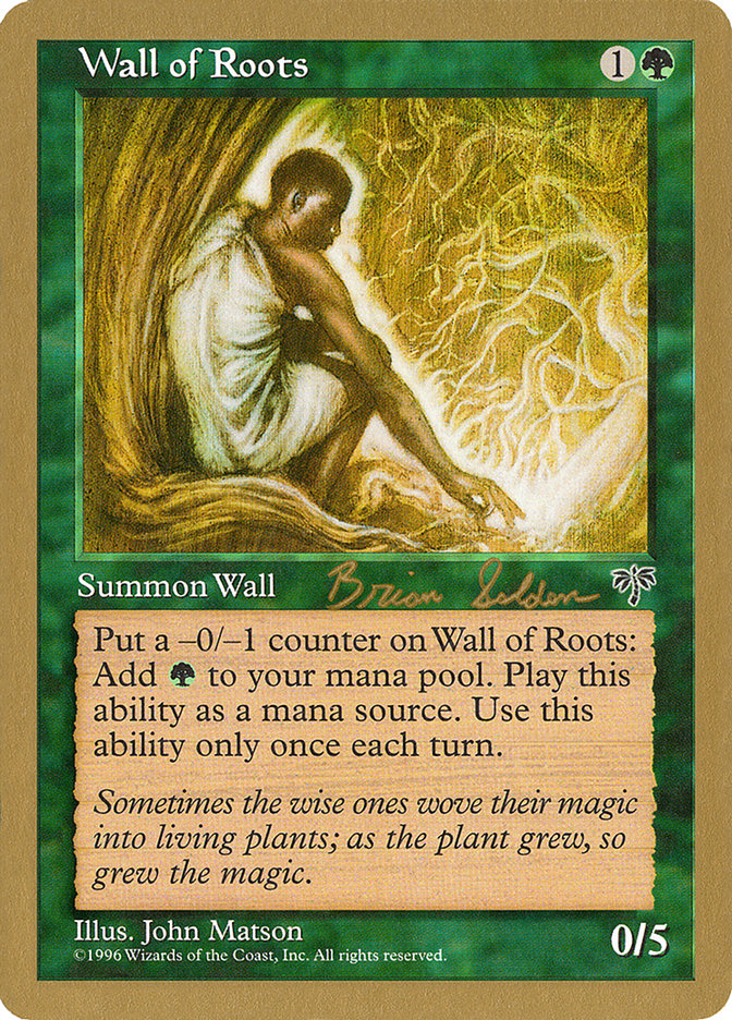 Wall of Roots (Brian Selden) [World Championship Decks 1998] | Sanctuary Gaming