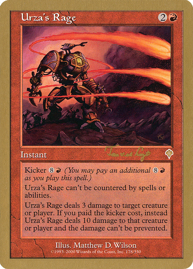 Urza's Rage (Tom van de Logt) [World Championship Decks 2001] | Sanctuary Gaming