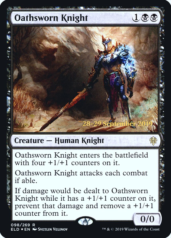 Oathsworn Knight  [Throne of Eldraine Prerelease Promos] | Sanctuary Gaming