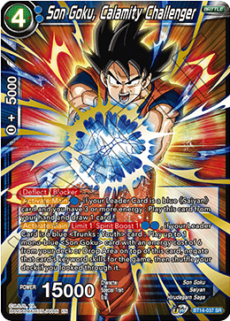 Son Goku, Calamity Challenger (BT14-037) [Cross Spirits] | Sanctuary Gaming