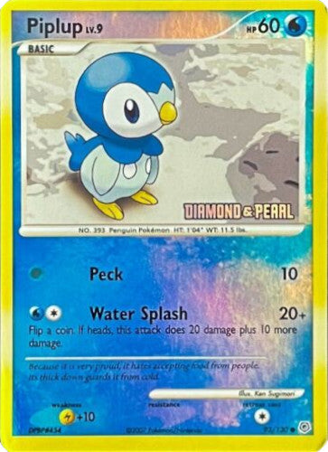 Piplup (93/130) (Diamond and Pearl) [Burger King Promos: 2008 Collection] | Sanctuary Gaming