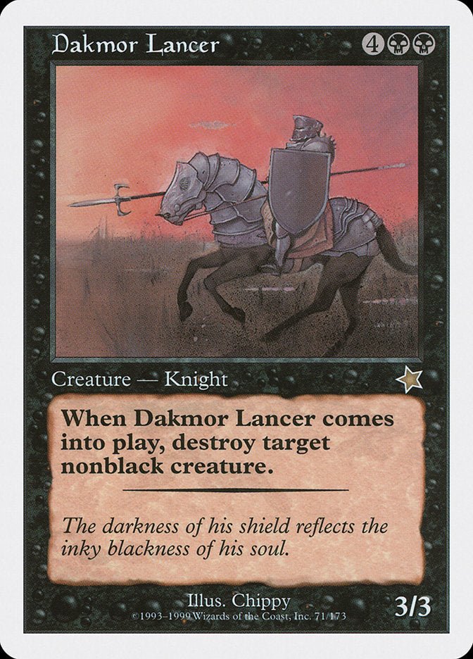 Dakmor Lancer [Starter 1999] | Sanctuary Gaming