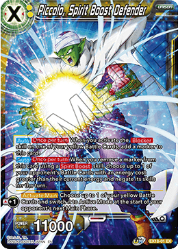 Piccolo, Spirit Boost Defender [EX18-01] | Sanctuary Gaming