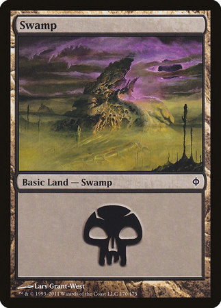 Swamp (170) [New Phyrexia] | Sanctuary Gaming