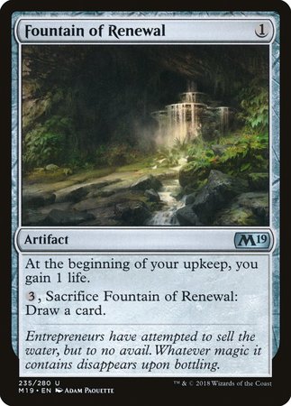 Fountain of Renewal [Core Set 2019] | Sanctuary Gaming