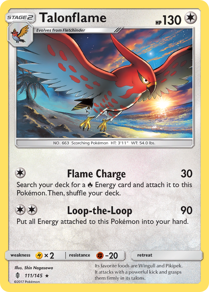 Talonflame (111/145) [Sun & Moon: Guardians Rising] | Sanctuary Gaming