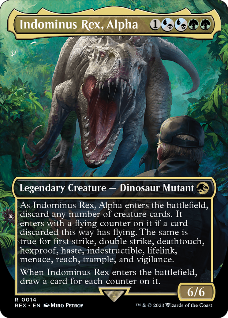 Indominus Rex, Alpha (Borderless) [Jurassic World Collection] | Sanctuary Gaming