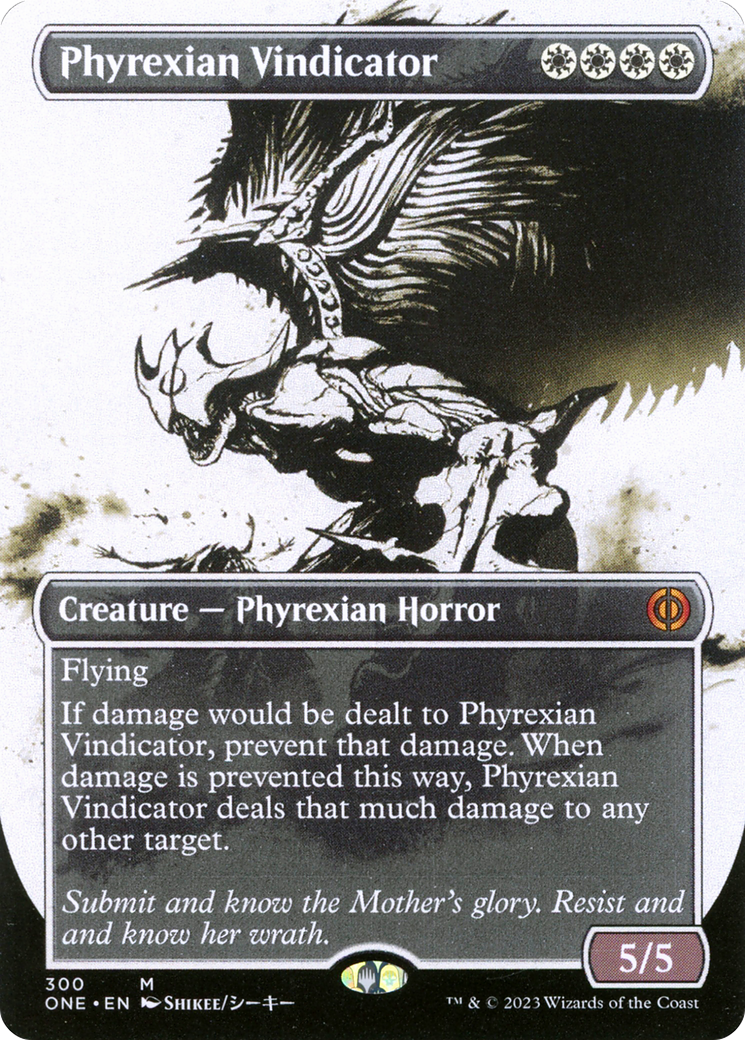 Phyrexian Vindicator (Borderless Ichor) [Phyrexia: All Will Be One] | Sanctuary Gaming