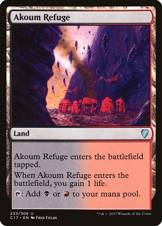 Akoum Refuge [Commander 2017] | Sanctuary Gaming