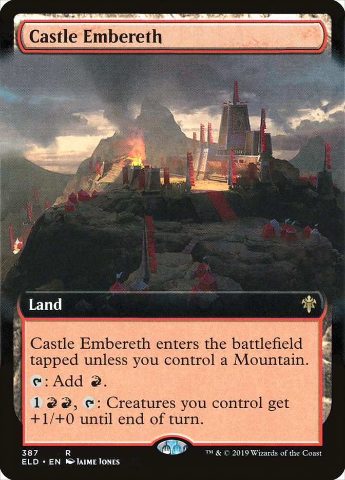 Castle Embereth (Extended Art) [Throne of Eldraine] | Sanctuary Gaming