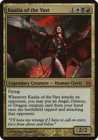 Kaalia of the Vast (Oversized) [Commander 2011 Oversized] | Sanctuary Gaming