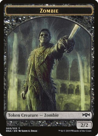 Zombie Token [Ravnica Allegiance Tokens] | Sanctuary Gaming
