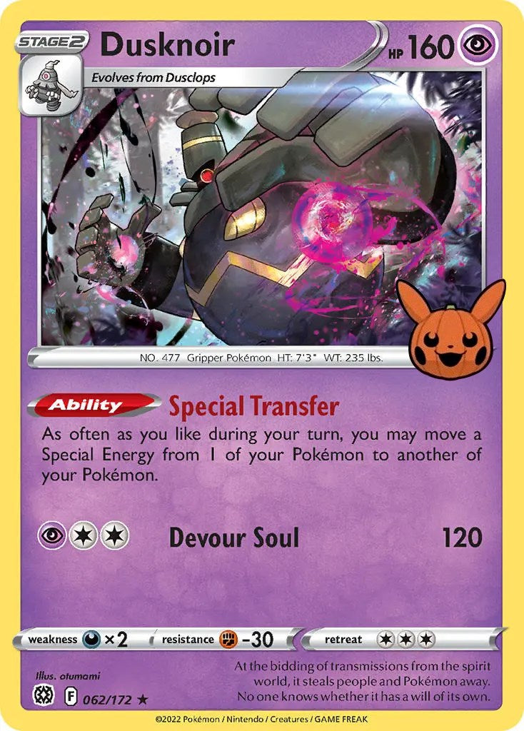Dusknoir (062/172) [Trick or Trade] | Sanctuary Gaming