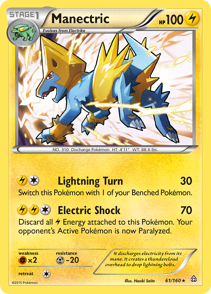 Manectric (61/160) [XY: Primal Clash] | Sanctuary Gaming