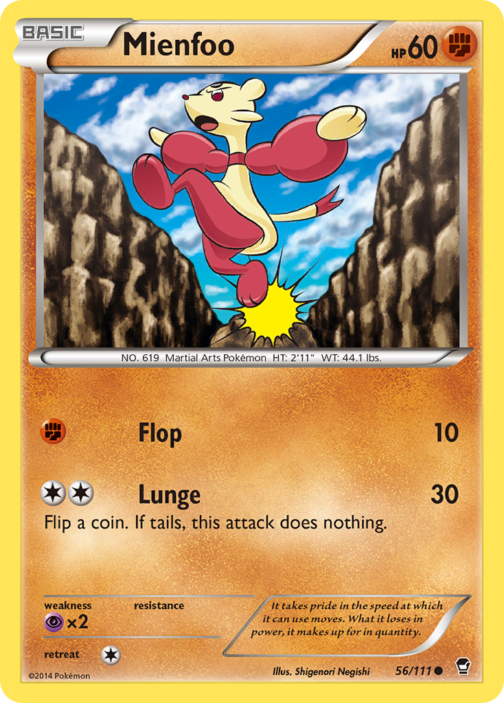 Mienfoo (56/111) [XY: Furious Fists] | Sanctuary Gaming