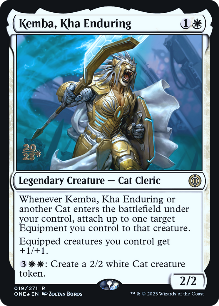 Kemba, Kha Enduring [Phyrexia: All Will Be One Prerelease Promos] | Sanctuary Gaming