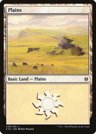 Plains (339) [Commander 2016] | Sanctuary Gaming