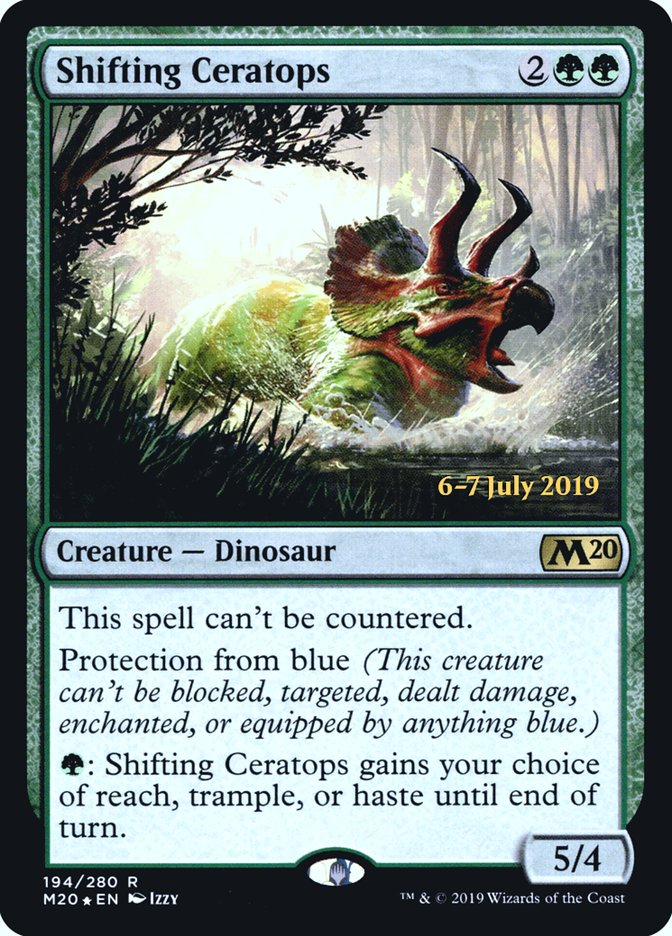 Shifting Ceratops  [Core Set 2020 Prerelease Promos] | Sanctuary Gaming