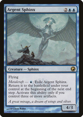 Argent Sphinx [Scars of Mirrodin] | Sanctuary Gaming
