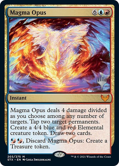 Magma Opus (Promo Pack) [Strixhaven: School of Mages Promos] | Sanctuary Gaming