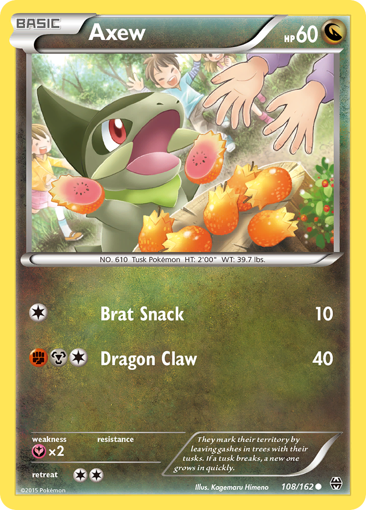 Axew (108/162) [XY: BREAKthrough] | Sanctuary Gaming