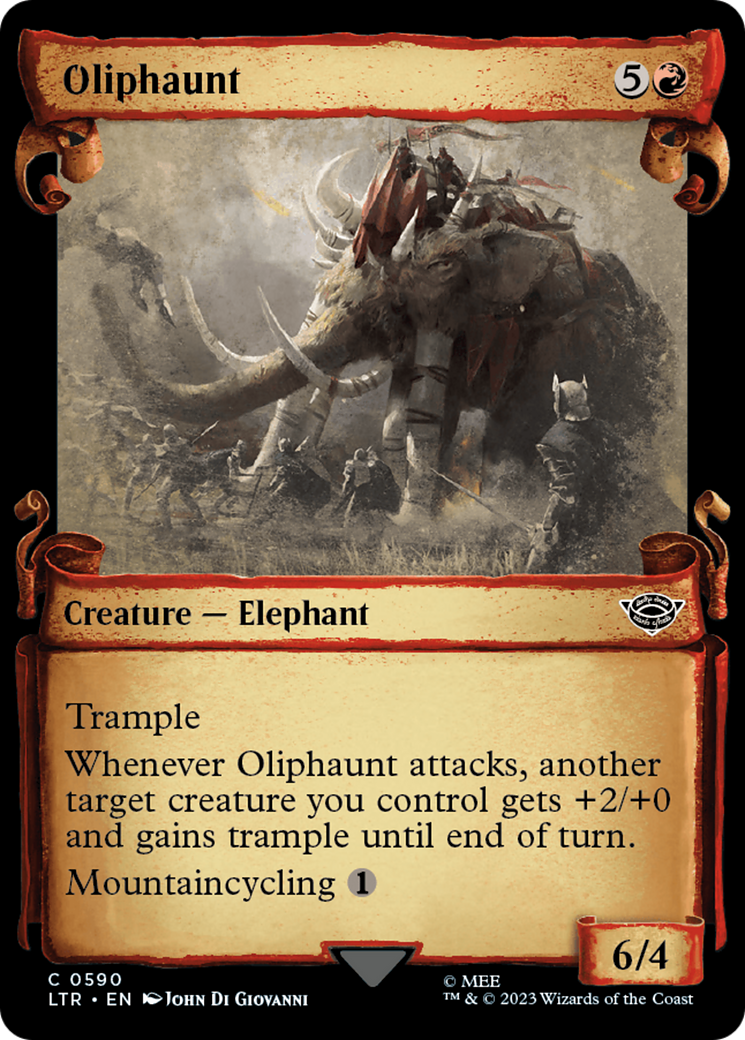 Oliphaunt [The Lord of the Rings: Tales of Middle-Earth Showcase Scrolls] | Sanctuary Gaming