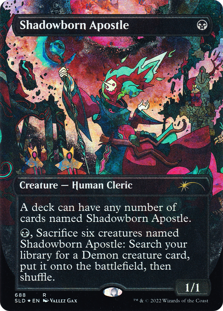 Shadowborn Apostle (688) (Borderless) [Secret Lair Drop Promos] | Sanctuary Gaming