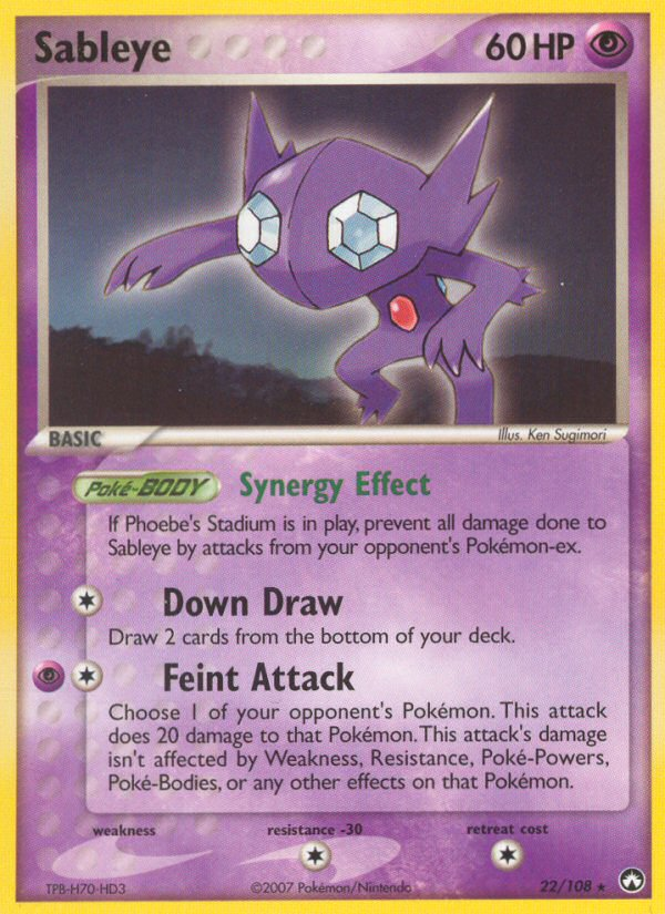 Sableye (22/108) [EX: Power Keepers] | Sanctuary Gaming