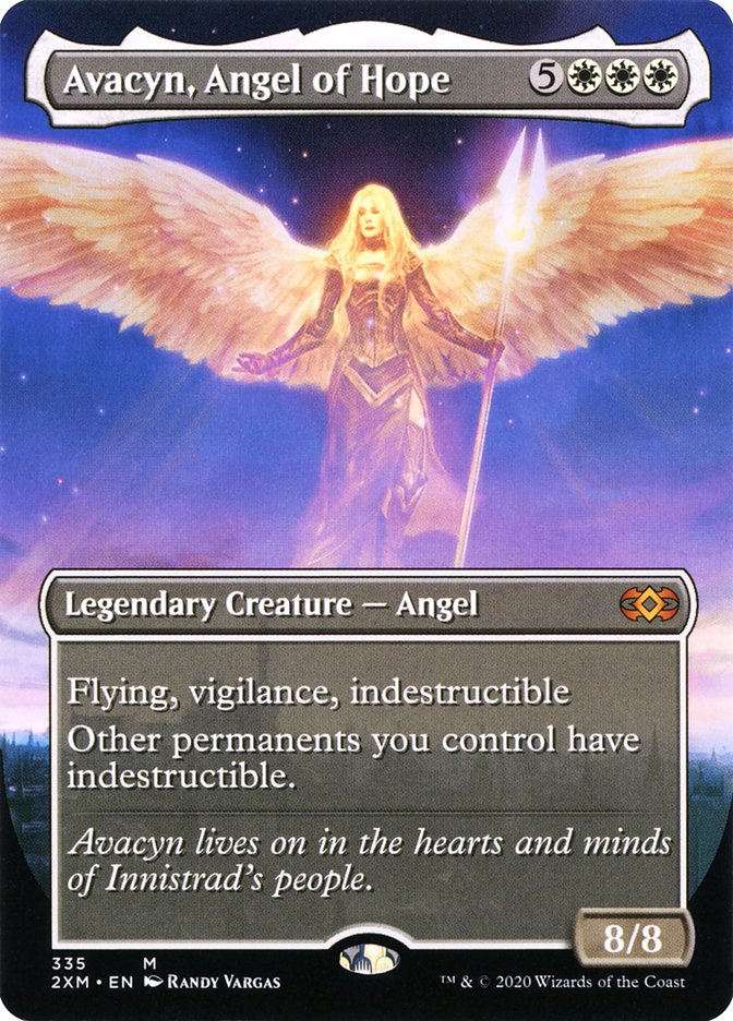 Avacyn, Angel of Hope (Borderless) [Double Masters] | Sanctuary Gaming