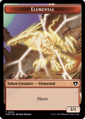 Thopter // Elemental (0025) Double-Sided Token [Commander Masters Tokens] | Sanctuary Gaming