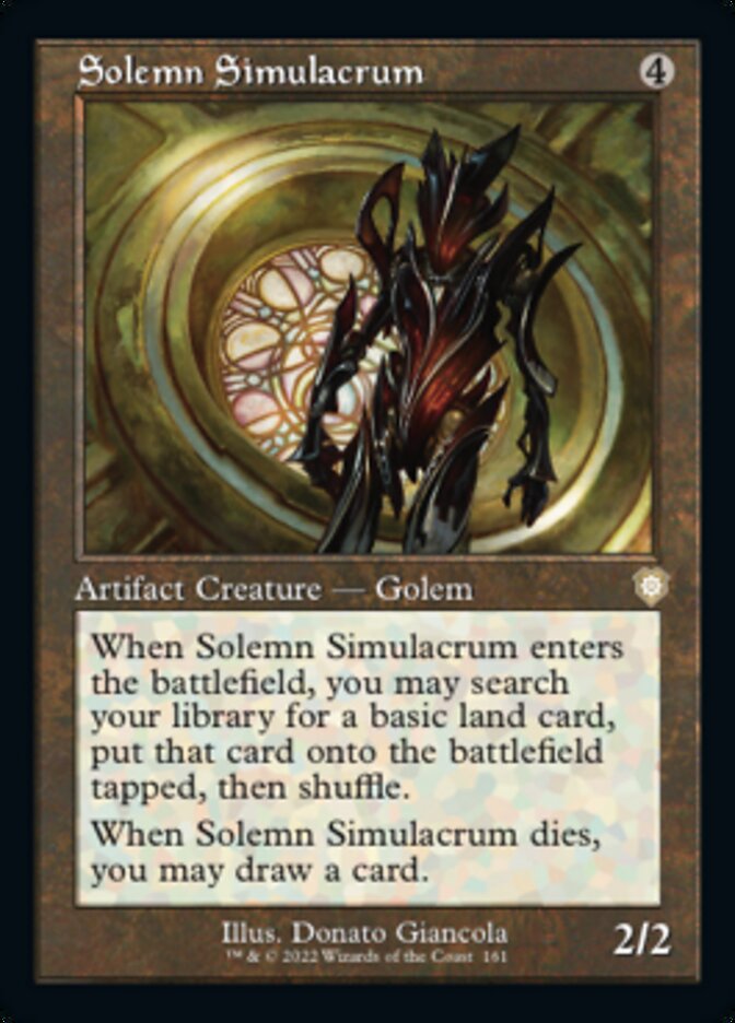 Solemn Simulacrum (Retro) [The Brothers' War Commander] | Sanctuary Gaming